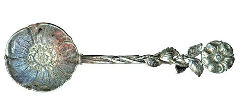 Rose sahnelöffel 800er - rose,