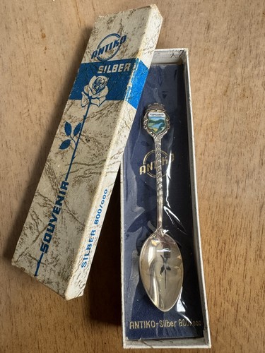 Andenkenlöffel silber 800er - silber,