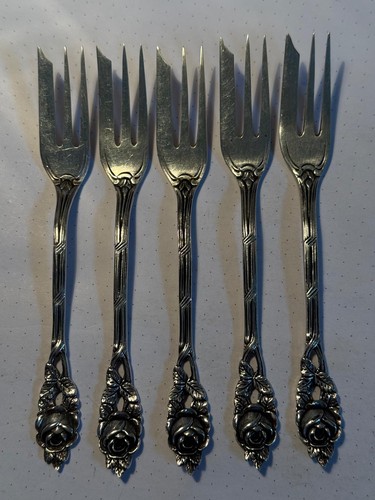 Kuchengabeln 800er silber - 800er,