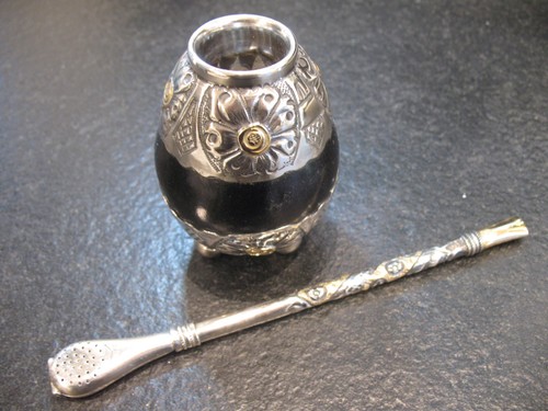 Kalebasse bombilla silber - kalebasse,