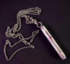 Silber Behälter für Stift -