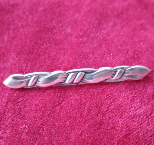Stabbrosche silber 800 - stabbrosche, er